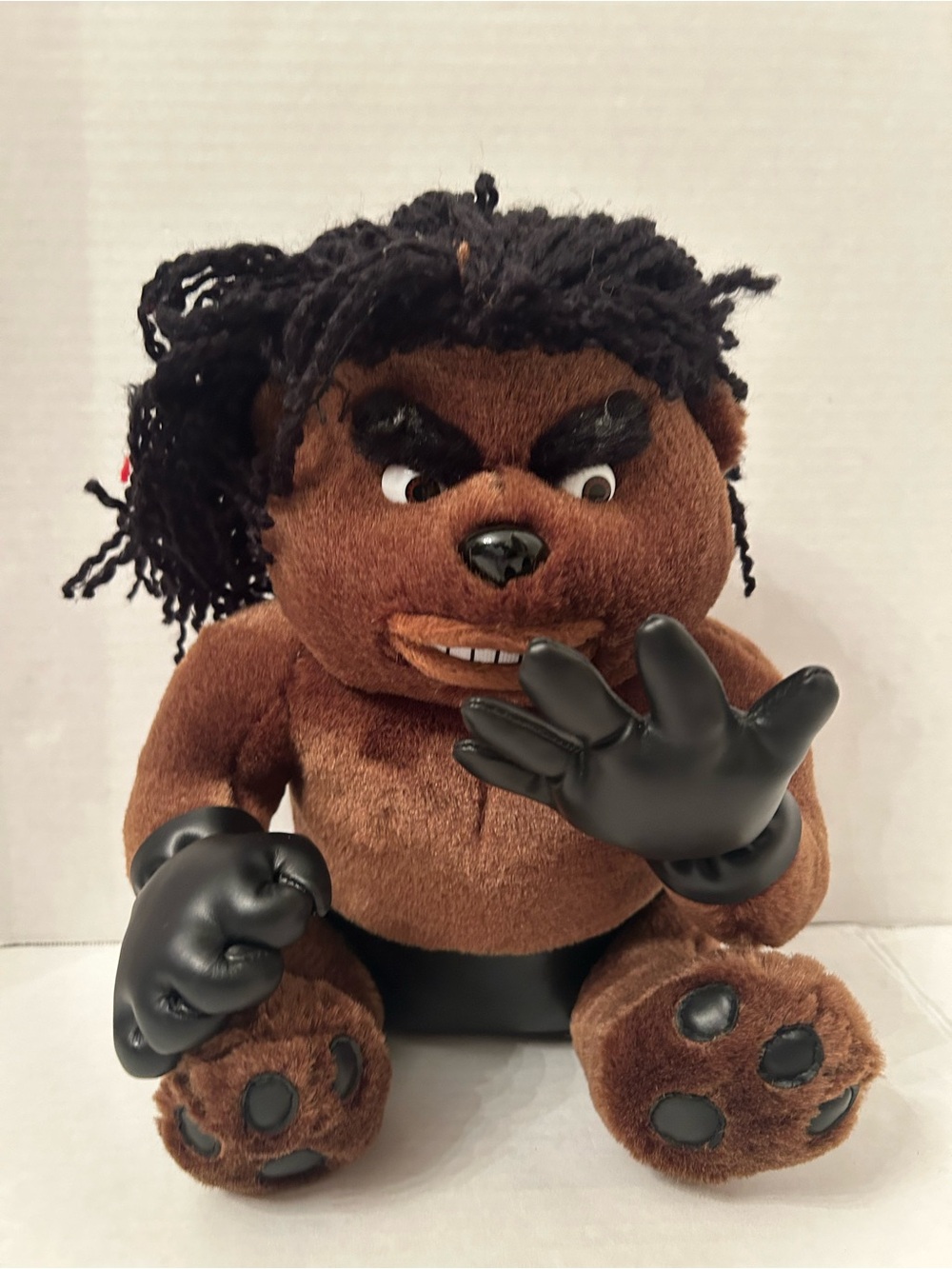 WWE BOOKERT PLUSH TEDDY BEAR! WCW Champion 2002